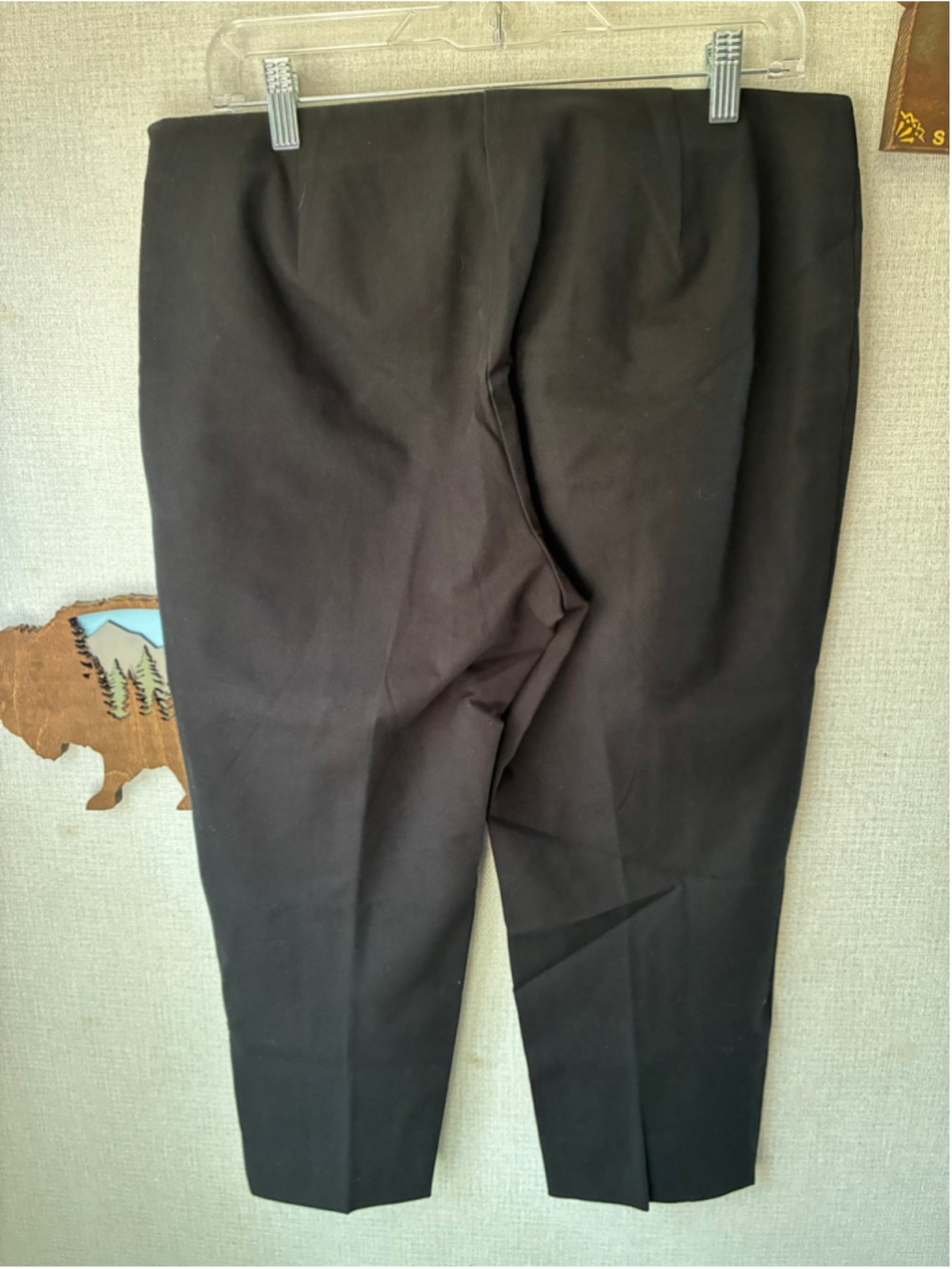 Lafayette 148 New York Black Cropped Bleecker Pants Size 8 - Picture 7 of 9